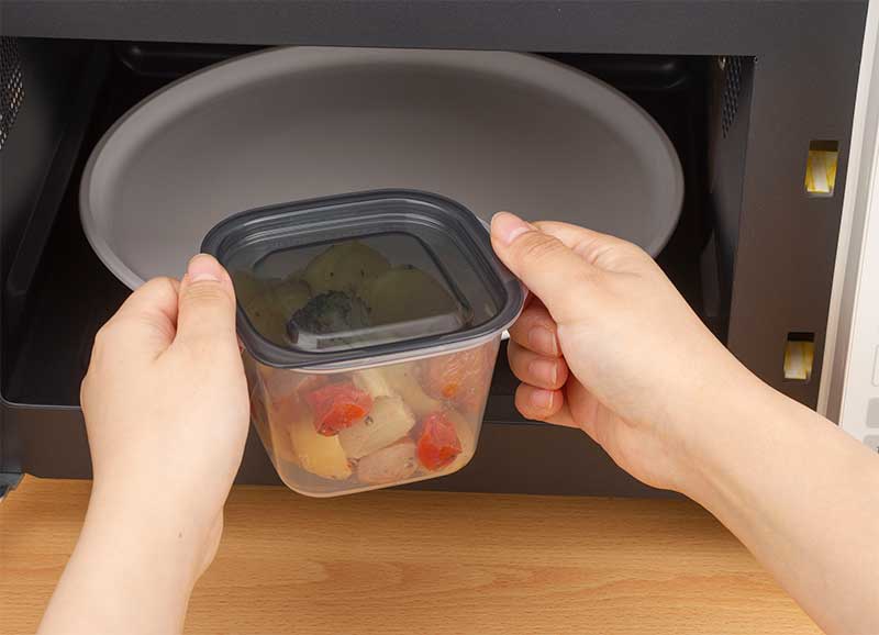 楽天市場 イノマタ化学楽ちんパックスクエア深型430ml2個組クリアーブラック ひゃくえもんプラス 楽天市場店