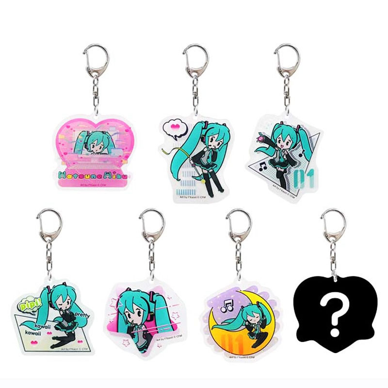 初音ミク　ビッグアクリルキーホルダー 初音ミク ビッグアクリルキーホルダー プチシリーズ - 100均