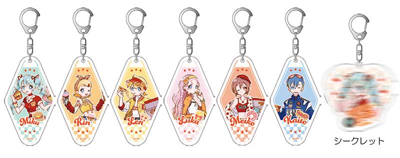 楽天市場】【限定】初音ミク ビッグアクリルキーホルダー プチシリーズ