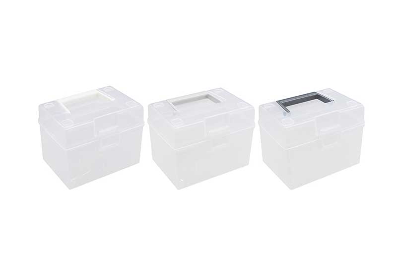 楽天市場】CD 収納 ニュータフボックス CD グレー 山田化学 : ひゃく