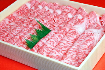 【送料無料】しゃぶしゃぶすき焼き万両：A5ランク「すき焼き用極上若狭牛ロース800ｇ（7～8人前）」(クール冷蔵便)