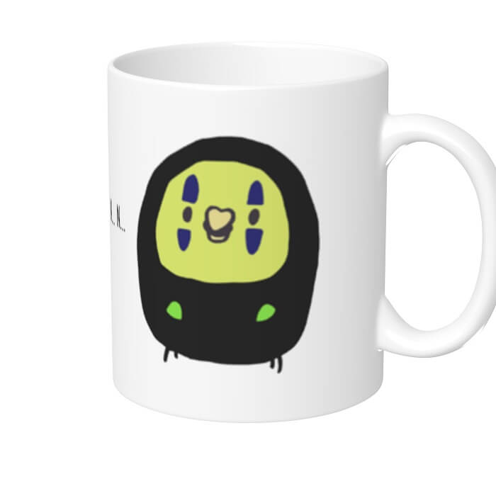 インコ マグカップ コスプレインコ 大 小鳥 鳥 鳥好き マグ コーヒーカップ コップ Mug 大きい キッチン 食器 可愛い