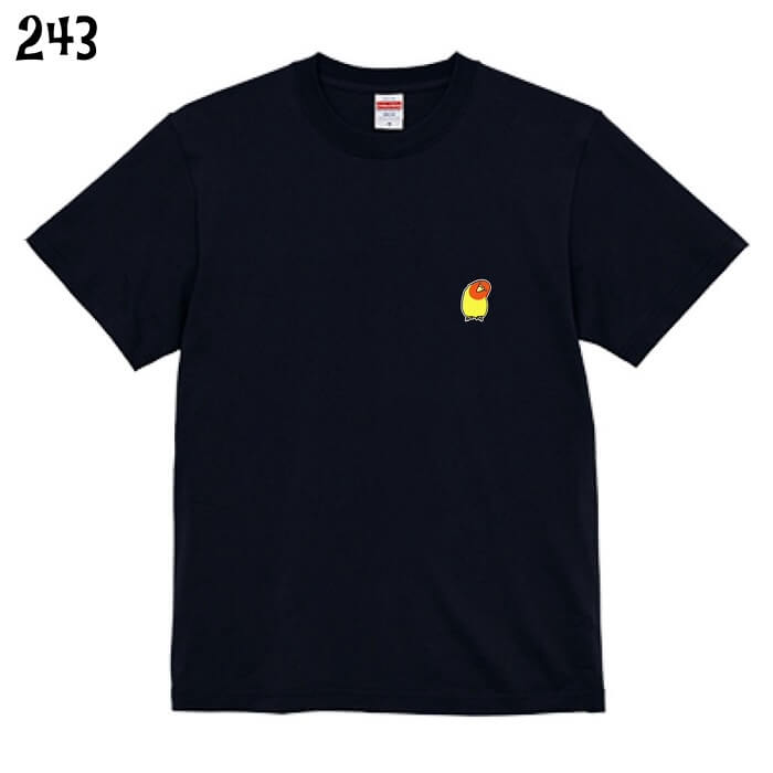 楽天市場】インコTシャツ ワンポイント 横向きコザクラ 243 小鳥