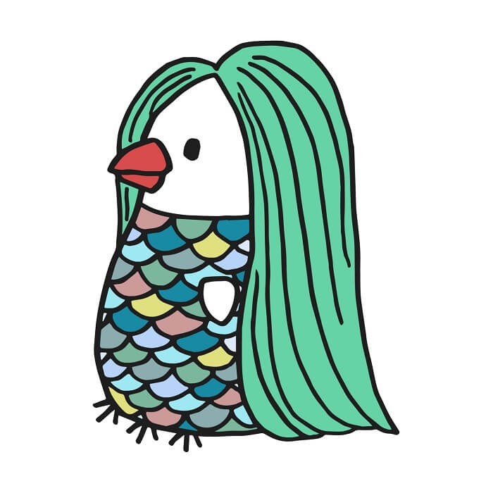 アマビエ 文鳥 アマビエチャレンジ 小鳥 かわいい アニマル 鳥 Tシャツ 雑貨 イラスト オシャレ 鳥好き 243