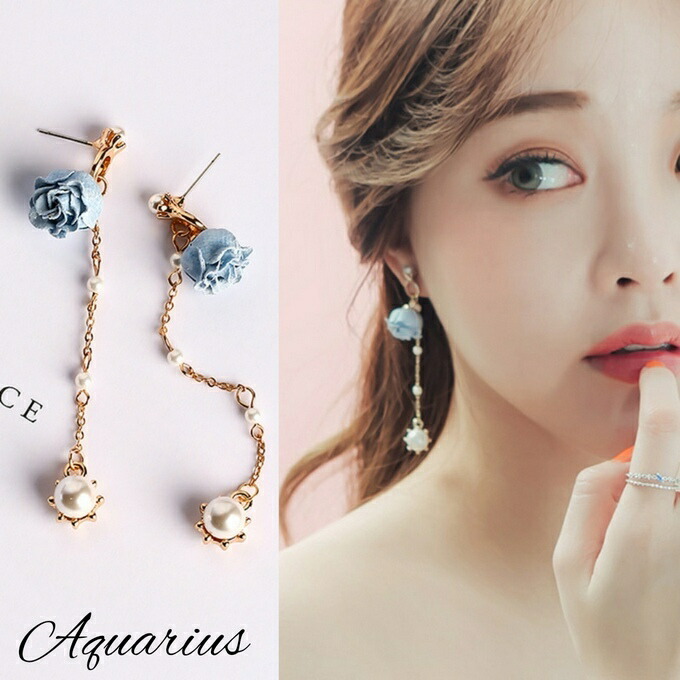 スワロフスキー　リボン　揺れるピアス　SWAROVSKI　オニキス Lifelong Heart ドロップピアス, ハート, ホワイト, ローズ