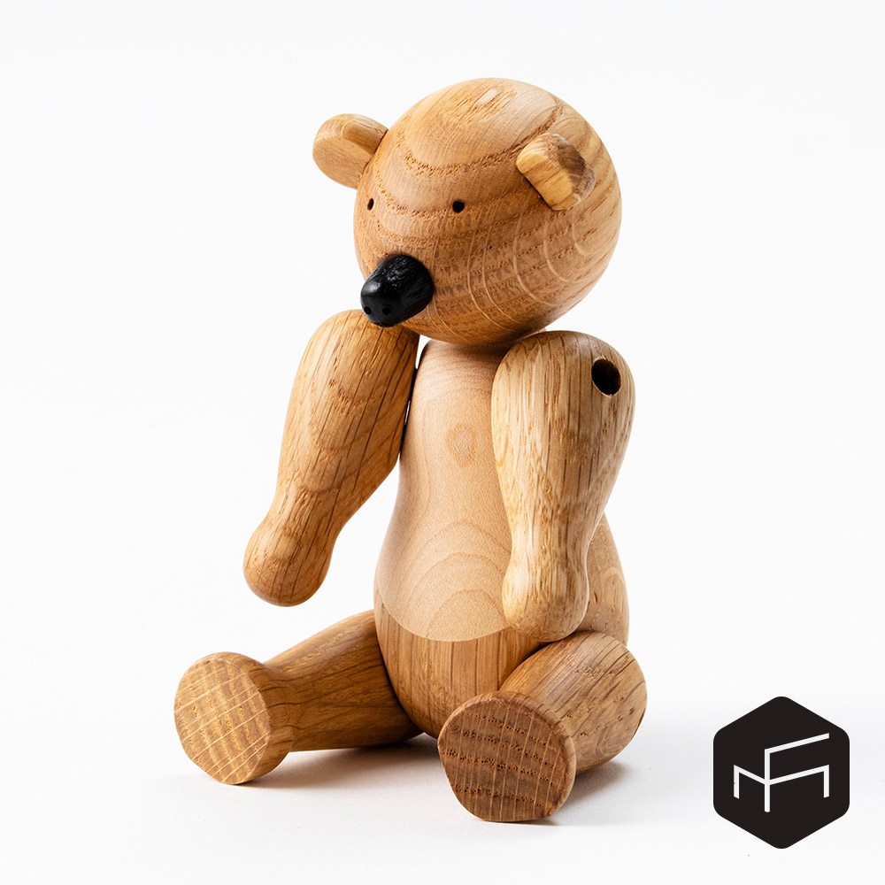 Woody Little Bear ウッディーリトルベアー オブジェ 置物 新居祝い カイ・ボイスン Kay Bojesen 熊 クマ 北欧 モダンインテリア おしゃれ デザイナー 天然木 4,738円