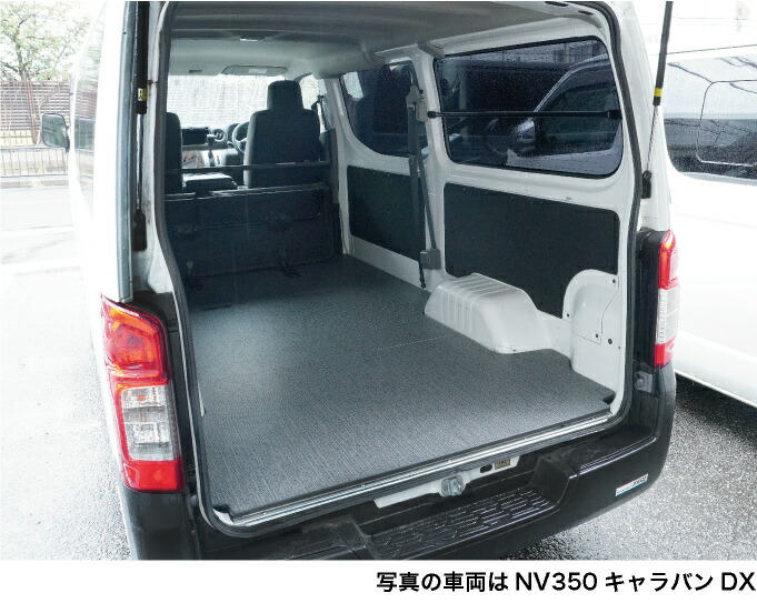 信憑 NV350キャラバン フルフロアパネル DX3 6人用 硬質マットのハードユース仕様の床張り プロ仕様 fucoa.cl