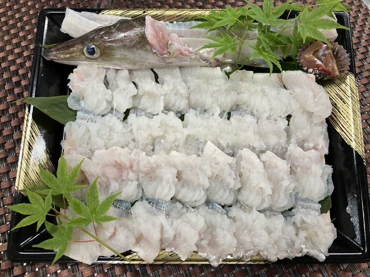 楽天市場 鱧しゃぶちりり2 3人前 野菜付き 日本料理ひょうたんや