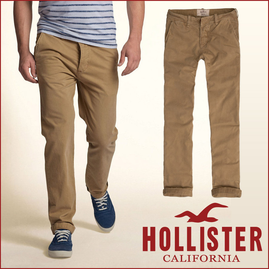 hollister slim straight chino