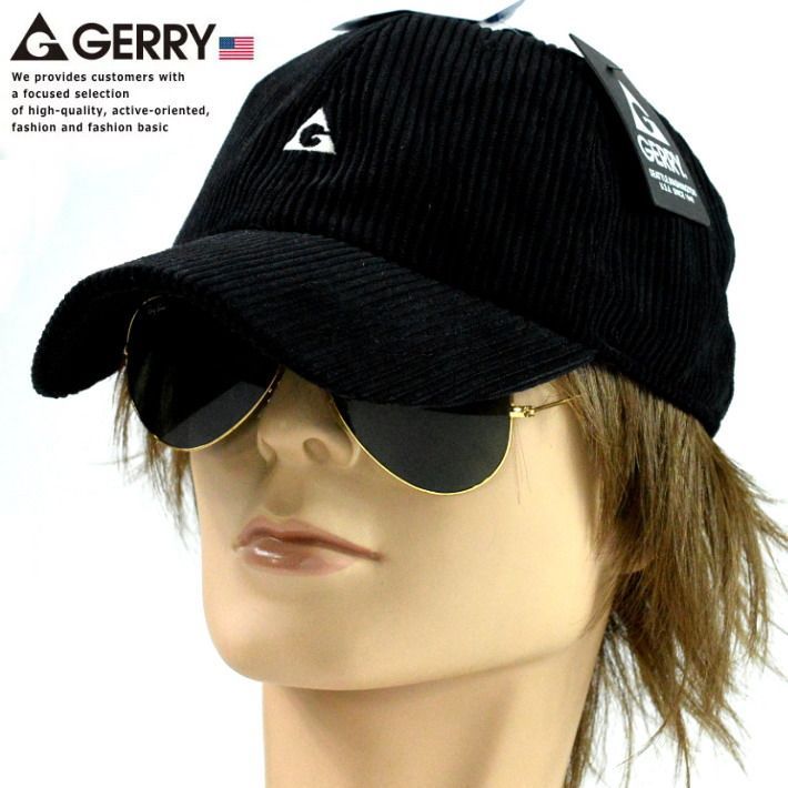 楽天市場 キャップ メンズ Gerry Usa ブランド レディース ローキャップ 帽子 刺繍 ストリート かっこいい アウトドア 送料無料 44ger 104 ブラック 黒 Hype