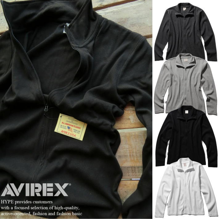 楽天市場】【4色展開】AVIREX FATIGUE STAND ZIPUP SWEAT トラック