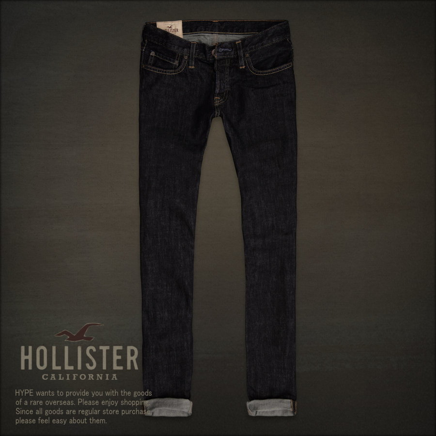 hollister patched jeans