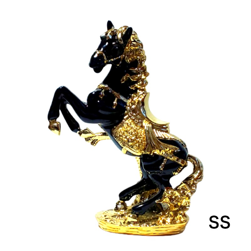 楽天市場】馬 置物 ジョッキー オブジェ 競馬 グッズ ブロンズ風