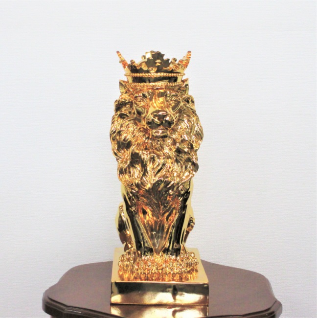 ゴールドライオン、シルバーライオン　　オブジェセット imgrc0071010485.jpg