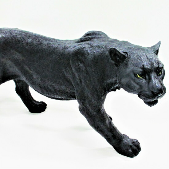 ヒョウ 置物 パンサー ブラック レオパード 動物 オブジェ 85cm アニマル 豹 ひょう インテリア 大きい おしゃれ 輸入雑貨 インテリア雑貨 父の日 モダン 送料無料 Mysteelroof Com