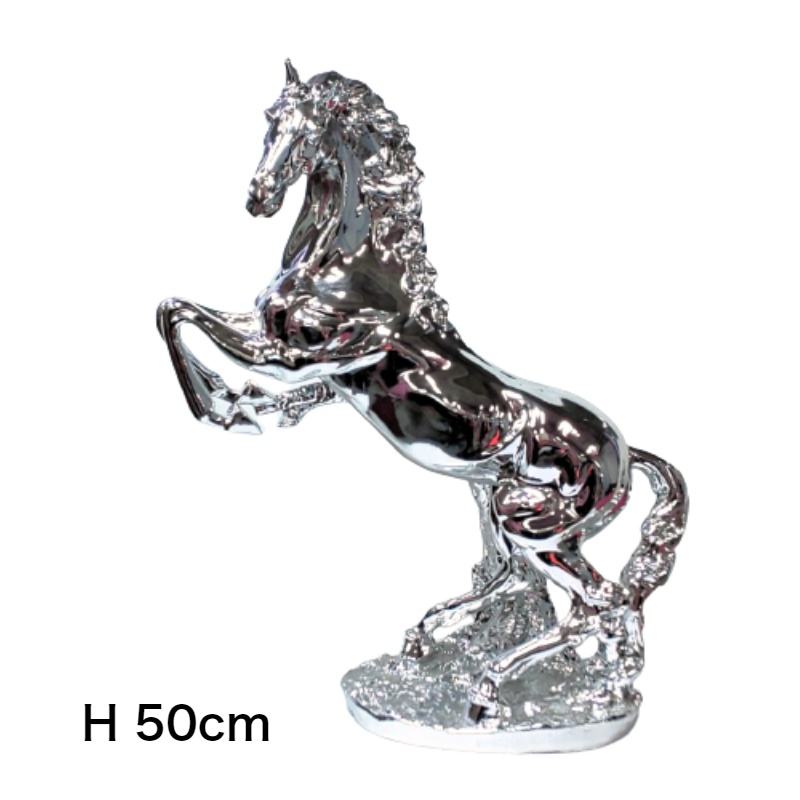 輸入雑貨　イタリアンクラッシック　『シルバーホース』　馬オーナメント　エレガント 輸入雑貨 イタリアンクラッシック 『シルバーホース』 馬