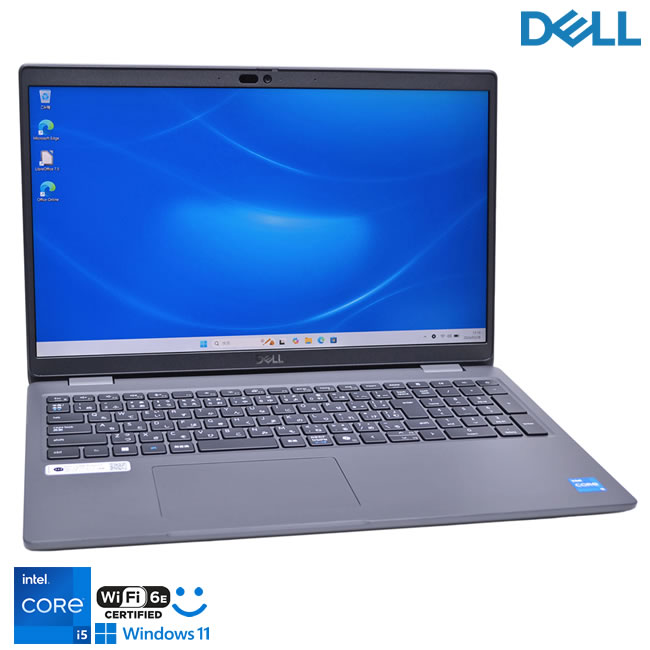 盛りだくさん固定ディスク 15.6型 DELL Latitude 3550 第13時人 Core i5 1345U 記憶装置16G M.2SSD256G Wi-Fi6E USB4Type-C 顔公証 Web写真機 Windows11【中古】