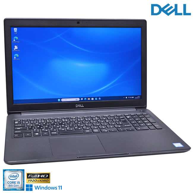 フルHD M.2SSD256G HDD500G Core i5 8265U DELL Latitude 3500 Webカメラ メモリ8G Wi-Fi USBType-C Windows11【中古】｜ハイパーラボ　店