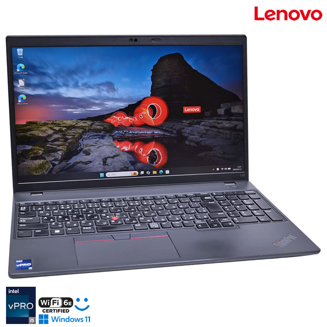 フルHD 顔認証 Lenovo ThinkPad L15 Gen3 第12世代 Core i5 1245U m.2SSD256G メモリ8G Wi-Fi6E USB4 Webカメラ Windows11【中古】｜ハイパーラボ　店