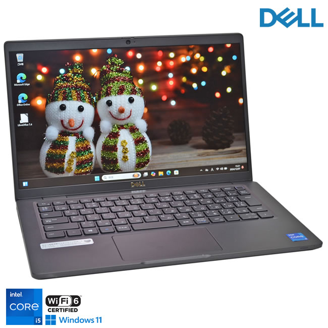 盛りだくさん固定ディスク Wi-Fi6 DELL Latitude 7320 第11時人 Core i5 1145G7 M.2SSD256G 記憶装置8G Web写真機 Thunderbolt4 Windows11【中古】