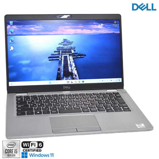 Wi-Fi6 Windows11 DELL Latitude 5310 第10時人 Core i5 10310U M.2SSD256G 記憶装置8G USBType-C Web写真機 microSD【中古】
