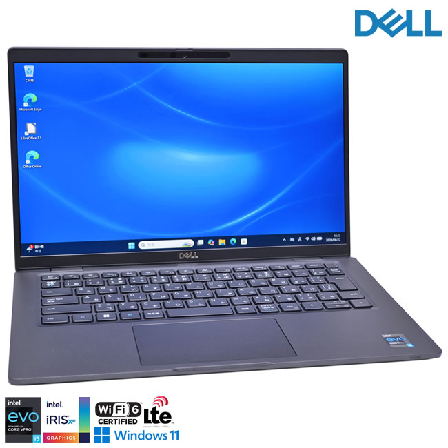 LTE 14.0型 フルHD DELL Latitude 7420 Core i5 1145G7 IrisXe メモリ16G M.2SSD256G Wi-Fi6 顔認証 USBType-C Windows11【中古】｜ハイパーラボ　店
