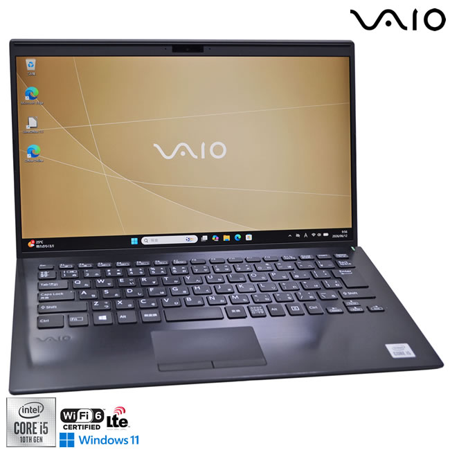 14.0型 FHD Wi-Fi6 SIMフリー VAIO Pro PK VJPK13C12N Core i5 1035G1 M.2SSD256G メモリ8G USBType-C Webカメラ Windows11【中古】｜ハイパーラボ　店