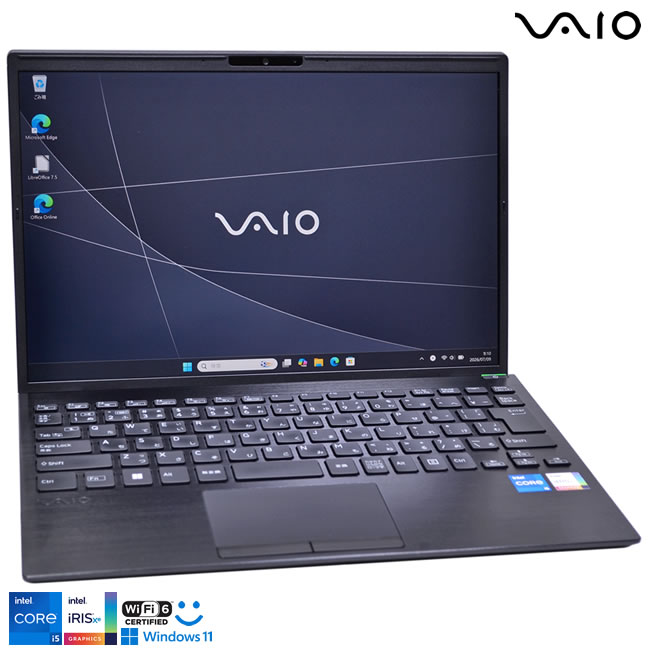 Wi-Fi6 顔認証 13.3型 VAIO Pro PG VJPG318 第13世代 Core i5 1334U メモリ16G M.2SSD256G Webカメラ Type-C Windows11 WUXGA【中古】｜ハイパーラボ　店 49,680円