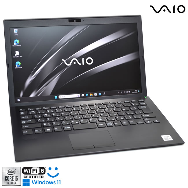 楽天市場】Wi-Fi6 顔認証 フルHD VAIO Pro PG VJPG13C11N 第10世代 Core i5 1035G1 M.2SSD256G  メモリ8G Webカメラ USBType-C Windows11【中古】 : ハイパーラボ 楽天市場店