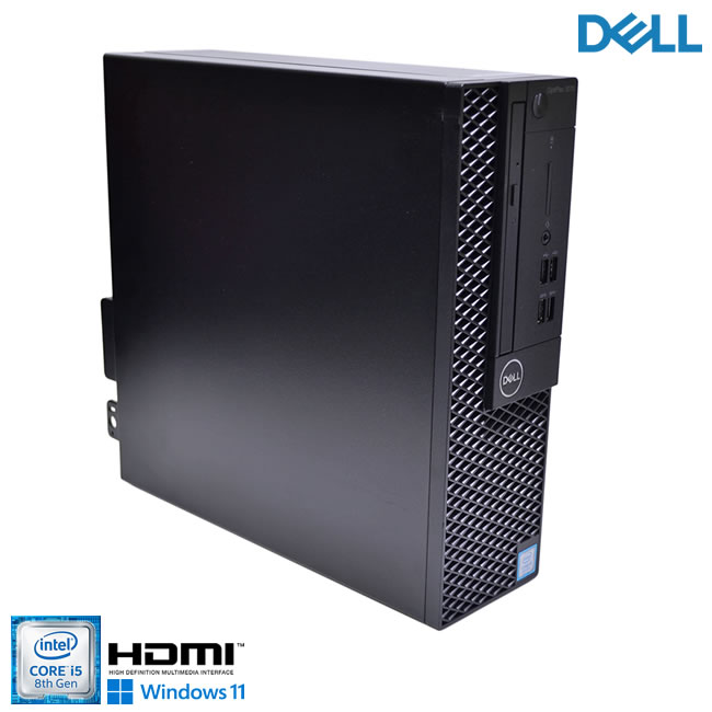 HDMI 省スペース DELL OPTIPLEX 3070 SF Core i5 8500 M.2SSD256G HDD500G メモリ8G マルチ Windows11【中古】｜ハイパーラボ　店