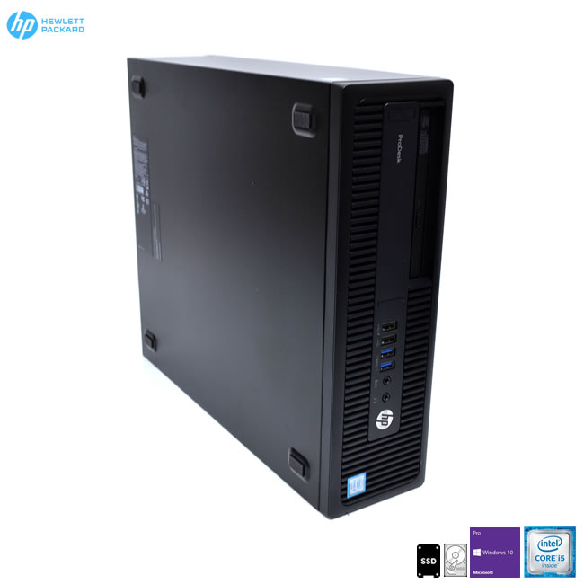ハイブリッド 中古パソコン HP ProDesk 600 G2 SFF Core i5 6500 メモリ8G 新品SSD256G HDD500G Windows10【中古】