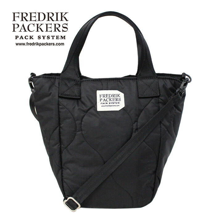 MAX1,000円OFFクーポン配布中！FREDRIK PACKERS フレドリックパッカーズ 70D MISSION TOTE XS QUILTING ミッション トート XS キルティング トートバッグ ショルダーバッグ メンズ レディース ブラック 黒 プレゼント ギフト 通勤 通学 送料無料 bgsin 6,263円
