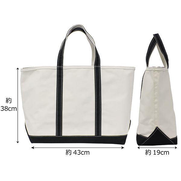 L Bean Ll Boat And Tote Bag Zip Top Large Size Handbag Lady 34l 112645 Present Gift Commuting