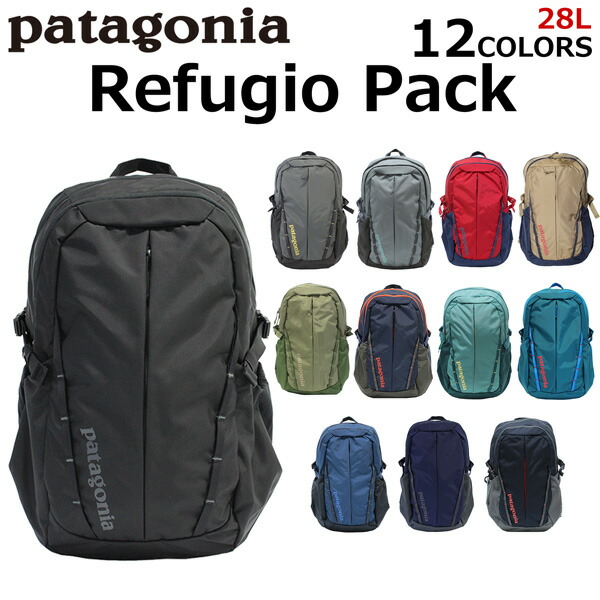 楽天市場 Patagonia パタゴニア Refugio Pack レフュジオパック バックパックリュック リュックサック デイパック バッグ メンズ レディース 28l B4 プレゼント ギフト 通勤 通学 送料無料 雑貨倉庫tokia