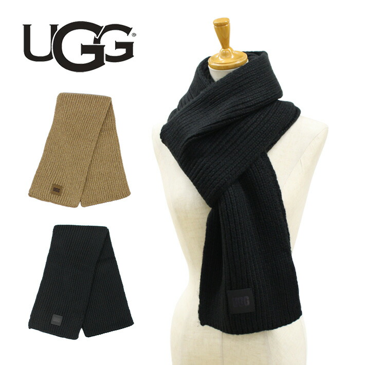 楽天市場】UGG アグ W CHUNKY RIB KNIT SCARF チャンキー