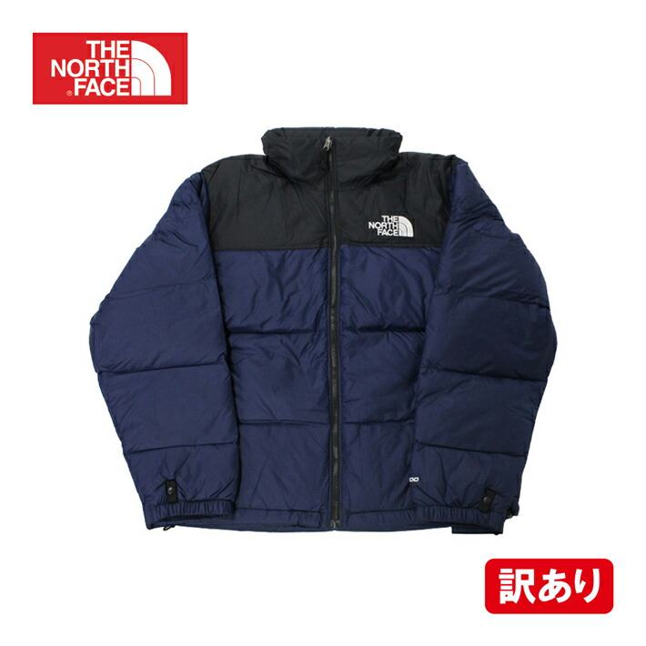 MAX1,000円OFFクーポン配布中！【訳あり】【左袖ベルクロほつれ】THE NORTH FACE ザ ノースフェイス 1996 RETRO NUPTSE JACKET レトロ ヌプシ ジャケット Mサイズ ダウン アウター ロゴ プリント メンズ NF0A3C8D ネイビー 通勤 通学 送料無料