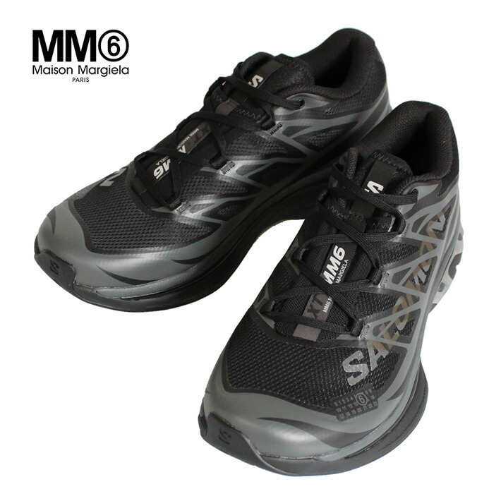 5%OFFクーポン券別れ別れ中！MM6 エムエムシックス マルジェラ SALOMON サロモン 二人三脚 スニーカー XTSH1WS0020 S59WS0243 P6303 HB422 スニーカー シューズ 靴 黒いこと 黒 厚底 メッシュ メンズ レディース 差し上げ物 差し上げ物 通い 通学 貨物輸送無料
