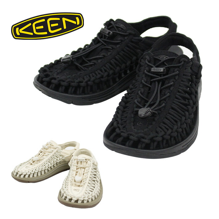 5%OFF引き換え証散り散り中！KEEN キーン UNEEK W 特殊 W サンダルシューズ 靴 レディース 黒いこと 黒 白いこと 白 1014099 1018698アウトドア 余暇 難民キャンプ 一般受け 定番 差し上げ物 差し上げ物 通い 通学 貨物輸送無料