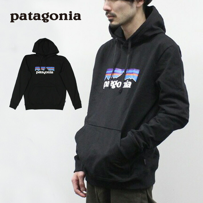 MAX1,000円OFFクーポン配布中！patagonia パタゴニア Men P-6 Logo Uprisal Hoody メンズ P-6 ロゴ アップライザル フーディフーディ プルオーバーパーカー スウェット メンズ 39622 ブラックプレゼント ギフト 通勤 通学 送料無料