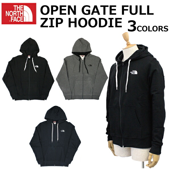 the north face men's open gate full zip hoodie