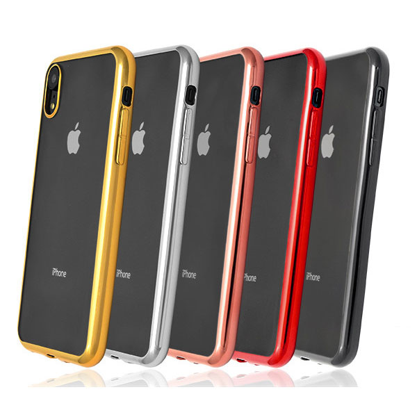 楽天市場 Iphone Xrケース ケース Iphone Xr カバー アイフォンxr ケース メタリックバンパーソフトクリアケース シンプルケース アイフォンxr ケース ジャケット メタリック バンパー ソフト クリアケース まくらステーション イプノス