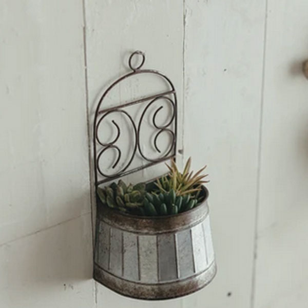 楽天市場】プランター 壁掛け おしゃれ アイアン フラワーラック