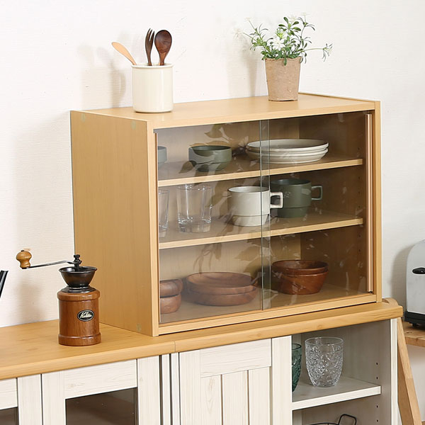 楽天市場】不二貿易 食器棚 キッチン収納 幅43×奥行29×高さ44cm