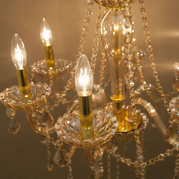 4灯シャンデリア ガラスシェード ブロンズ 楽天市場】シャンデリア