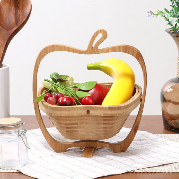 りんごバスケット 食器 おしゃれ フルーツバスケット かわいい カフェ 北欧 食器 ナチュラル カフェ風 キッチン 雑貨 和食器 洋食器 インテリア画像