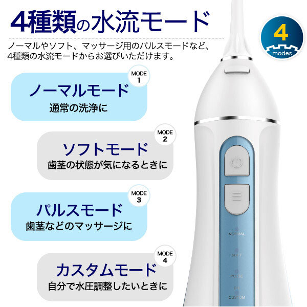 口腔洗浄器 ジェットウォッシャー ウォーターフロス 風呂 フロス 口内洗浄器 ウォーターピック マウスウォッシャー 歯間 歯磨き 口 水 散水 矯正 充電式 高圧口腔洗浄器 ポータブル式 送料無料 Schwimmbad Delphine De