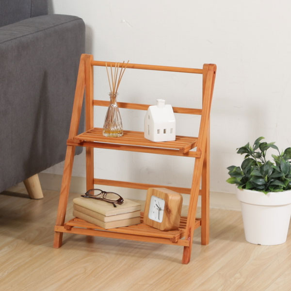 楽天市場】棚 木製 シェルフラック 木製 2段 北欧 シェルフ 収納
