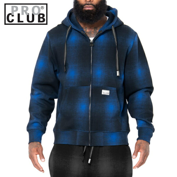 【51パソコン0303】 PRO CLUB HEAVY WEIGHT OMBRE FLEECE ZIP-UP (労働者階級野球クラブ) ヘビーウエイトオンブレジップアップフーディ [] PROCLUB プレイドスエットパーカー Pro club 労働者階級野球クラブ O.G メンズ 惜しみ無い大いさ パーカー M L LL 2L 3L 4L メンズファッション-コート・ジャケット