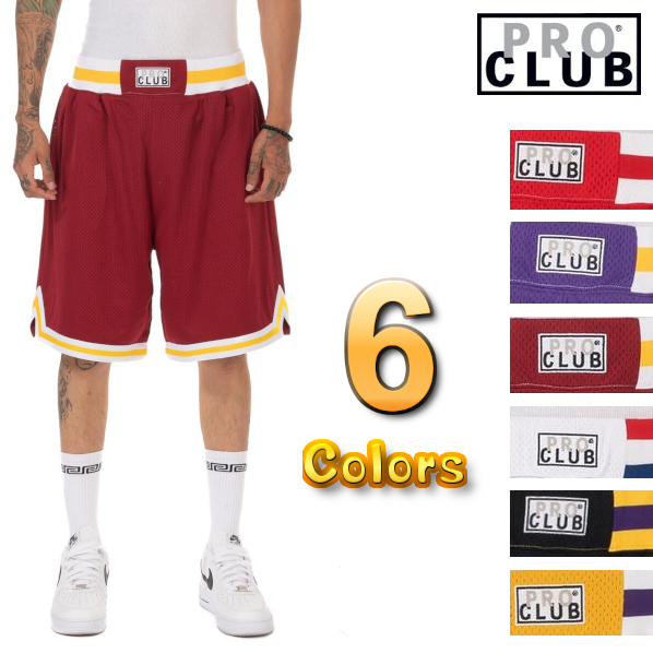 プロクラブ　バスケパンツ　シルバーxl PRO CLUB プロクラブ クラシック バスケットボール ショーツ