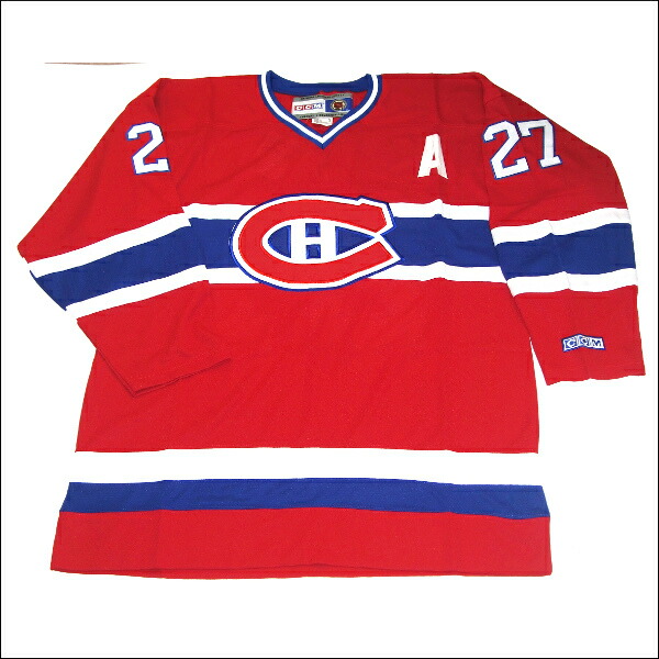 MONTREAL CANADIENS (モントレルカネディエンス) replica アイスホッケーシャツ #27【KOVALEV】 hockey jersey　アイスホッケー　ゲームシャツ 大きいサイズメンズ　メンズ大きいTシャツ　ヒップホップ衣装　ダンス　衣装　ジャージ